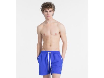 Calvin Klein Plavkové Šortky Modré M + textilní rouška ke každé objednávce zdarma