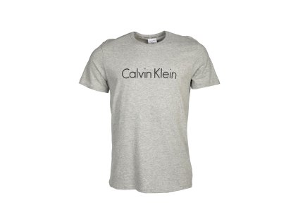 Calvin Klein Pánské Tričko Šedé XL + textilní rouška ke každé objednávce zdarma