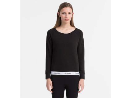 Calvin Klein Mikina Černá + textilní rouška ke každé objednávce zdarma