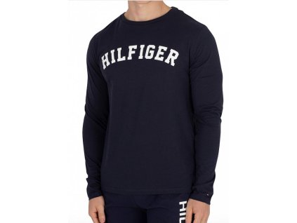 Tommy Hilfiger Tričko Tee Logo Navy L + textilní rouška ke každé objednávce zdarma