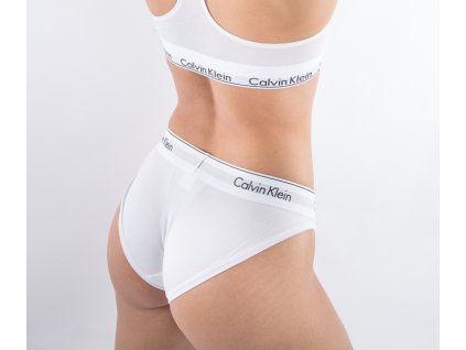 Calvin Klein Bikini - Modern Cotton White + textilní rouška ke každé objednávce zdarma