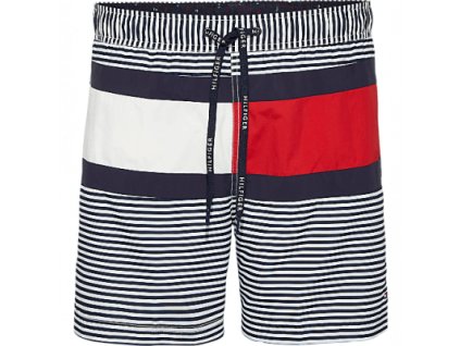 Tommy Hilfiger Plavkové Šortky Drawstring XXL + textilní rouška ke každé objednávce zdarma