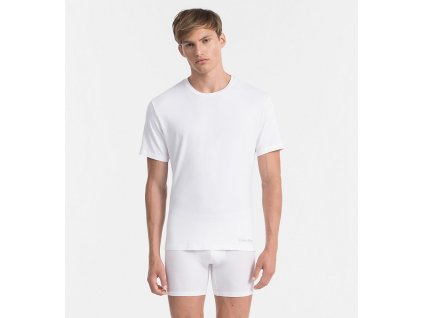 Calvin Klein Triko Edge White L + textilní rouška ke každé objednávce zdarma