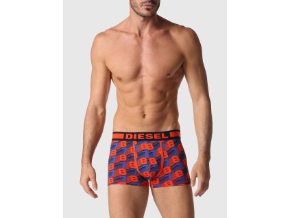 Diesel Boxerky Damien Red&Blue + textilní rouška ke každé objednávce zdarma