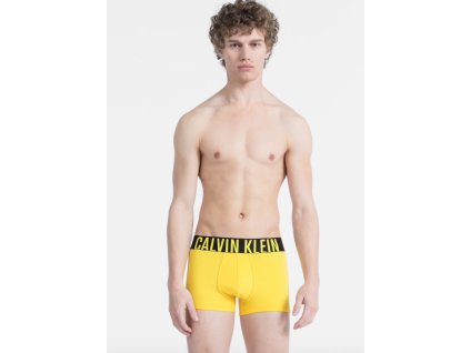 Calvin Klein Boxerky Intense Power Yellow + textilní rouška ke každé objednávce zdarma