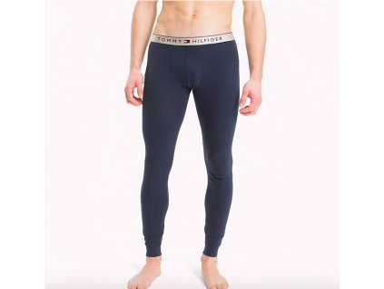 Tommy Hilfiger Logo Waistband Long Johns Navy + textilní rouška ke každé objednávce zdarma