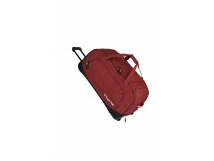 Travelite Kick Off Wheeled Duffle Red + textilní rouška ke každé objednávce zdarma