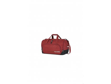 Travelite Kick Off Duffle M Red + textilní rouška ke každé objednávce zdarma