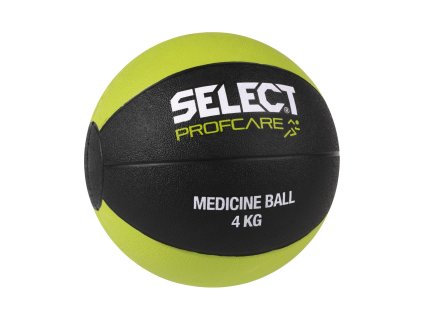 Select Medicine ball 4kg černo zelená + dvouvrstvá rouška zdarma ke každé objednávce