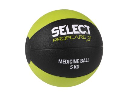 Select Medicine ball 5kg černo zelená + dvouvrstvá rouška zdarma ke každé objednávce