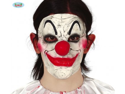 Polomaska klauna latexová