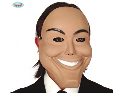 Maska usmívajícího se muže