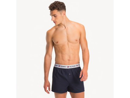 Tommy Hilfiger Trenky Poplin Navy XL + textilní rouška ke každé objednávce zdarma