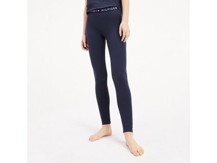 Tommy Hilfiger Legíny Logo Waistband Navy L + textilní rouška ke každé objednávce zdarma