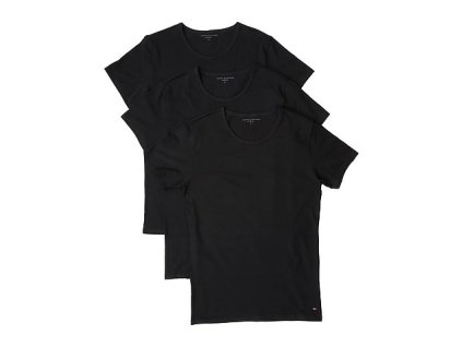 Tommy Hilfiger 3Pack Pánská Trička Černá M