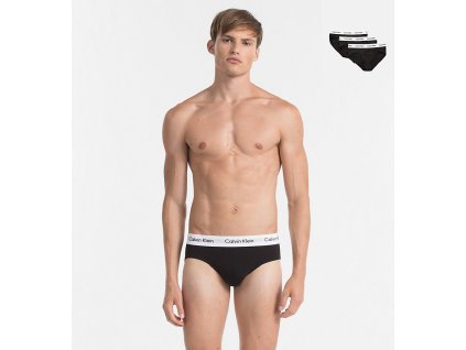 Calvin Klein Slipy Stretch Černé 3pack M + textilní rouška ke každé objednávce zdarma