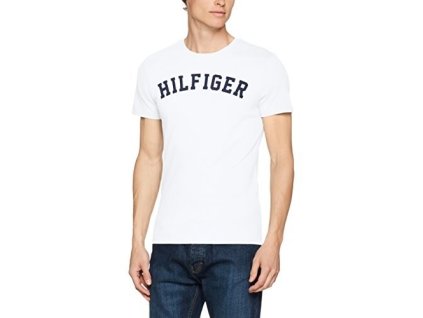 Tommy Hilfiger Pánské Tričko Iconic White XL + textilní rouška ke každé objednávce zdarma