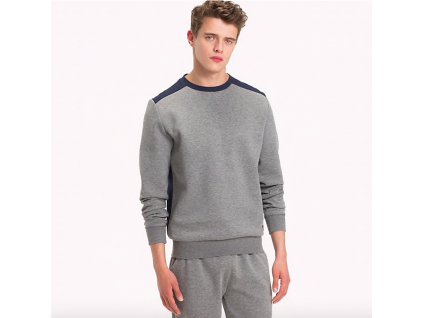 Tommy Hilfiger Mikina Colour Blocked Grey L