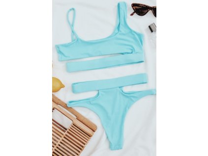Hugz Plavky Malibu Cut Out Bikini Blue L + textilní rouška ke každé objednávce zdarma