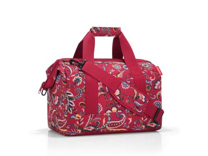 Reisenthel Allrounder M Paisley Ruby + textilní rouška ke každé objednávce zdarma