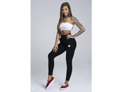 Gym Glamour Tepláky Boyfriend Black XS
