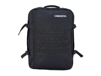 CabinZero Military 44L Absolute Black + textilní rouška ke každé objednávce zdarma