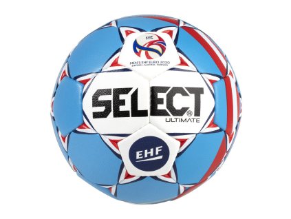 Select HB Ultimate EURO 2020 bílo modrá házenkářský míč