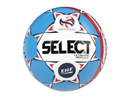 Select HB Ultimate EURO 2020 Replica bílo modrá házenkářský míč