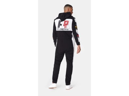 OnePiece Overal Formula Black XL + textilní rouška ke každé objednávce zdarma