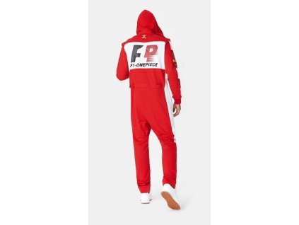 OnePiece Overal Formula Red L + textilní rouška ke každé objednávce zdarma