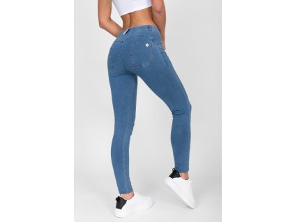 Hugz Light Blue Mid Waist Denim XL + textilní rouška ke každé objednávce zdarma