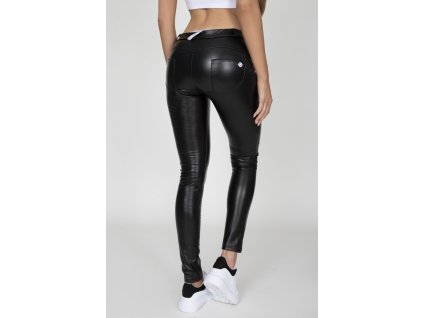 Hugz Black Faux Leather Mid Waist L + textilní rouška ke každé objednávce zdarma
