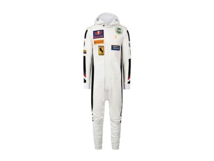 OnePiece Overal Formula White XL + textilní rouška ke každé objednávce zdarma