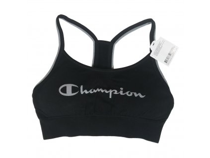 Champion Podprsenka Seamless Černá S + textilní rouška ke každé objednávce zdarma