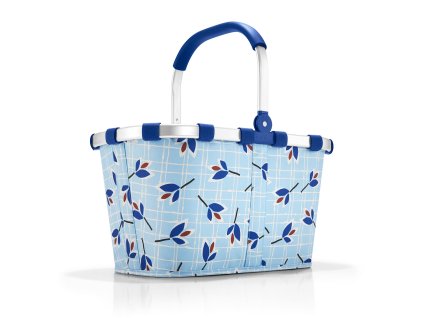 Reisenthel CarryBag Leaves Blue + textilní rouška ke každé objednávce zdarma