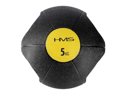 Medicineball HMS NKU05 5kg + dvouvrstvá rouška ke každé objednávce zdarma