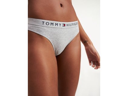 Tommy Hilfiger Tanga Tri-Colour Grey L + textilní rouška ke každé objednávce zdarma
