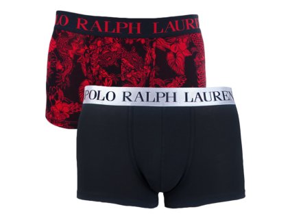Ralph Lauren 2Pack Boxerky Red Dragon/Black + textilní rouška ke každé objednávce zdarma