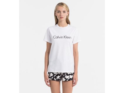 Calvin Klein Logo Dámské Tričko + textilní rouška ke každé objednávce zdarma