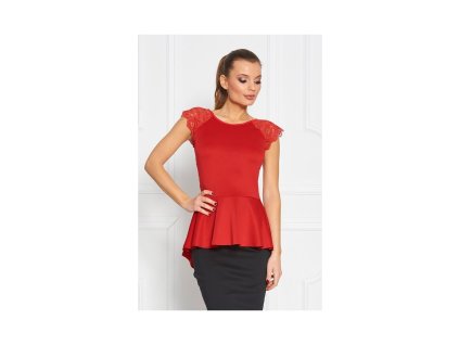 Sugarbird Halenka Bancroft Red + textilní rouška ke každé objednávce zdarma