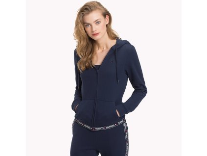 Tommy Hilfiger Mikina Dámská Navy + textilní rouška ke každé objednávce zdarma