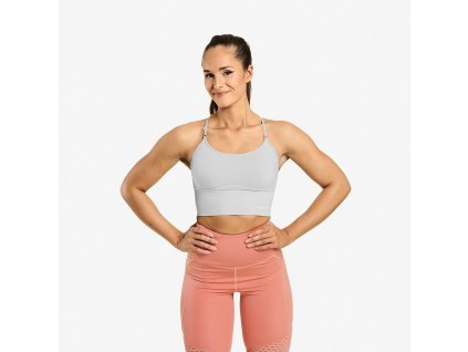 Better Bodies Podprsenka Astoria Seamless Frosted Grey L + textilní rouška ke každé objednávce zdarma