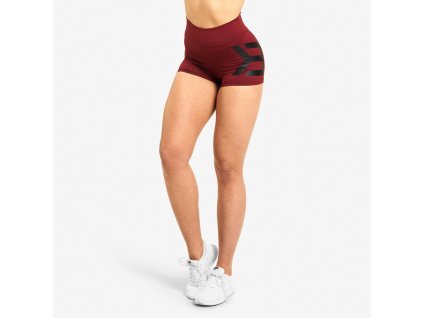 Better Bodies Kraťásky Gracie Sangria Red M + textilní rouška ke každé objednávce zdarma