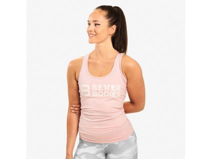 Better Bodies Tílko Chrystie T-back Pale Pink M + textilní rouška ke každé objednávce zdarma
