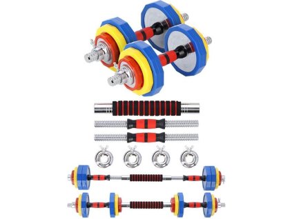 Činkový set v kufru HMS SKC20 2x10 kg + textilní rouška ke každé objednávce zdarma
