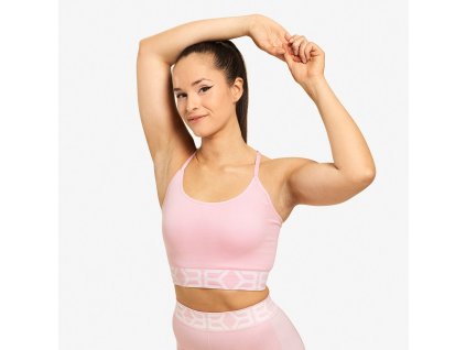 Better Bodies Podprsenka Sugar Hill Pale Pink L + textilní rouška ke každé objednávce zdarma