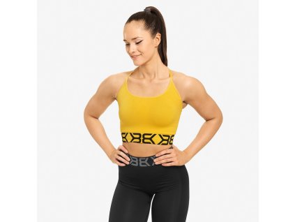 Better Bodies Podprsenka Sugar Hill Yellow L + textilní rouška ke každé objednávce zdarma