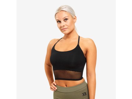 Better Bodies Podprsenka Bronx Seamless Black L + textilní rouška ke každé objednávce zdarma