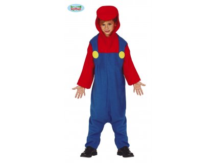 Pyžamo Mario řidič vlaku dětský kostým  Pajamas train driver Mario child costume