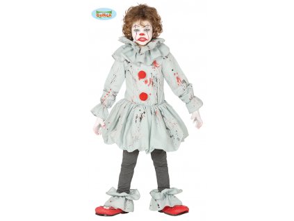 Strašidelný klaun dětský kostým CIRCUS  Horror clown child costume